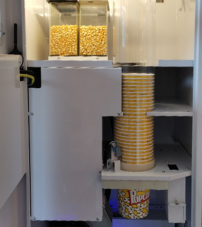 DLight popcorn vending machine