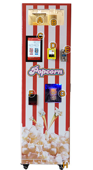 pop corn cannon